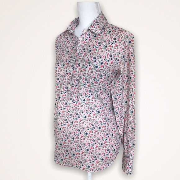 J. Crew Ditsy Floral Popover Shirt - Picture 1 of 7